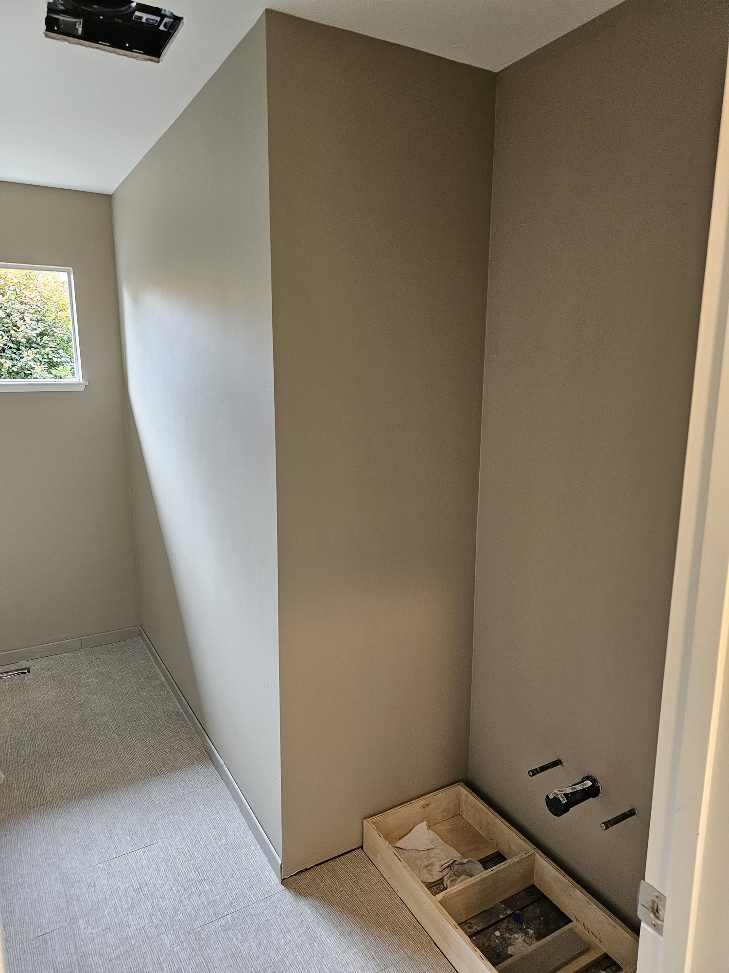 New Epoch Drywall project with carefully finished wall corners and window returns
